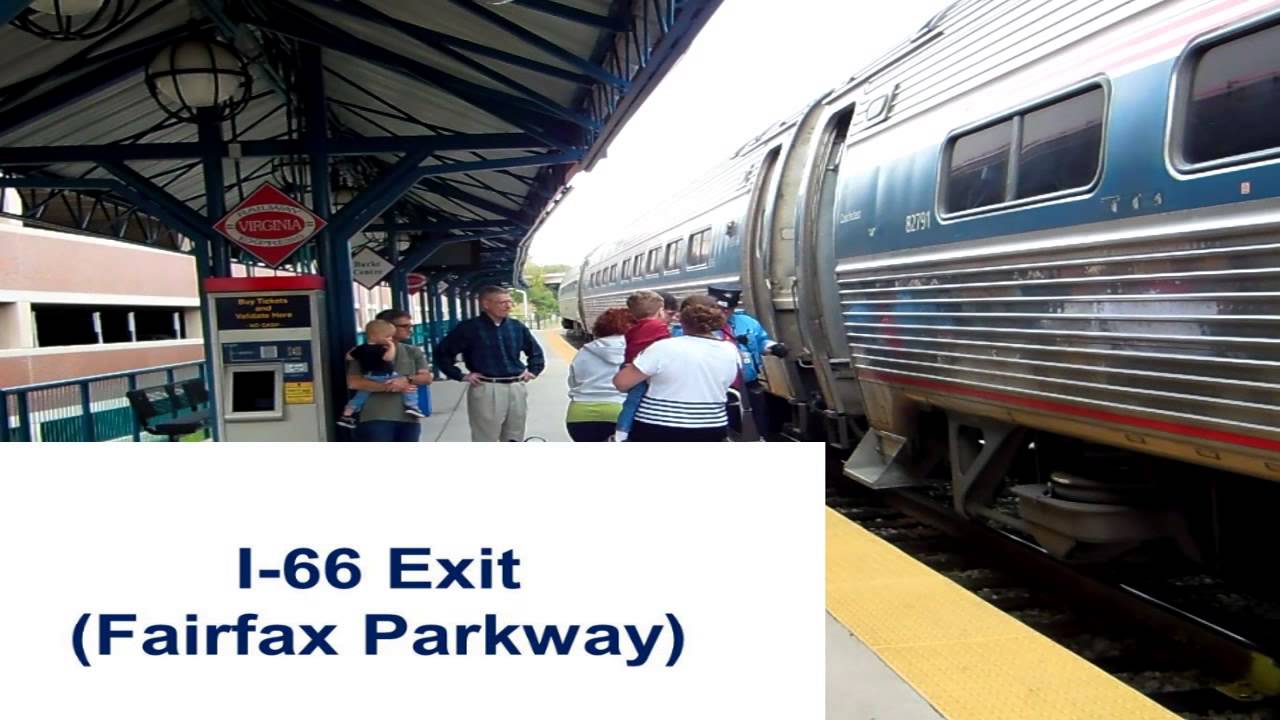 Amtrak Roars into VA's Fastest Growing Station at Burke YouTube