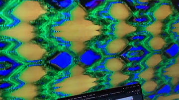 Mainbow video synthesis processing of Hypno visuals