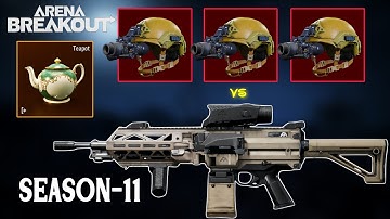 Using Heavy Machine Gun EVOLYS In Farm 🔥 | Arena Breakout S11 (BETA)