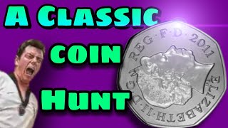 A classic coin hunt | RARE 50p commemorative coin hunt No55 @mastertemple