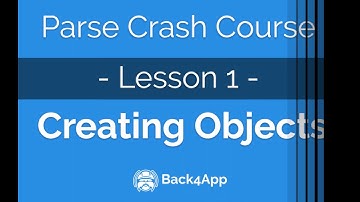 Parse Crash Course #1-Creating an object