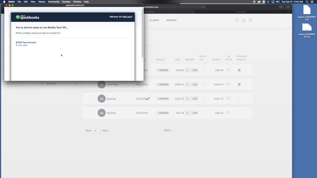 How To Export Invoices to QuickBooks