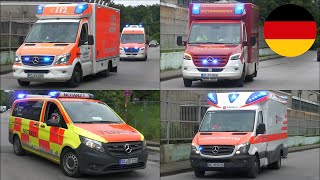 [ManV-20 nach Explosion] Rettungsdienst Stadt & Städteregion Aachen auf Einsatzfahrt zu Großübung