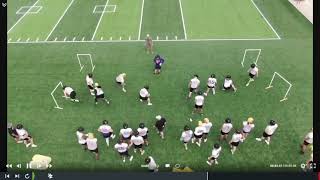Hardin Simmons HC Jesse Burleson - Counter Drill