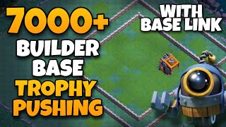 BH9 7000+ Trophy Pushing Attack Strategy | Bh9 Anti 2 Star Base With Link | Clash Of Clans
