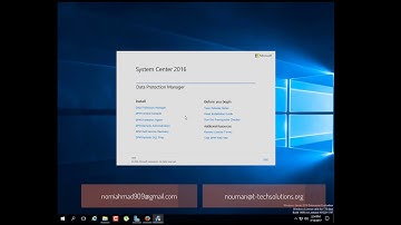 Installing Data Protection Manager (DPM)