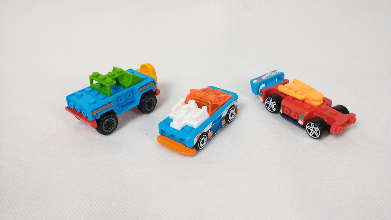 Recenzja - Hot Wheels Brick Rides Mini Collection - YouTube