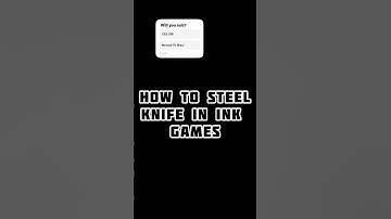 How to steal knives in ink games #inkgame #roblox #robloxfyp ￼