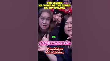 WOW! An Amazing Performance! The Clones Ka Voice of the Stars sa Eat Bulaga.