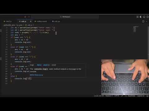 Coding until I graduate - calculator in Javascript ASMR programming no commentary 