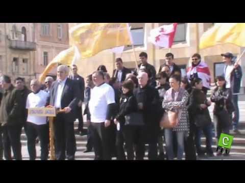 \"აფხაზთა კრების\" ბრიფინგი კანცელარიასთან