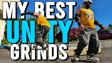 My Best Unity Grinds Yet & 95a Wheels // Faction Tactical V1 // Aggressive Inline Skate Vlog