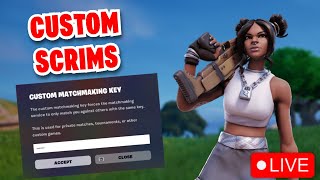 Fortnite CUSTOMS SOLO\/DUO\/TRIO [LIVE] FREE VBUCKS