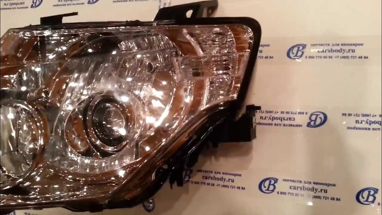 снять фару паджеро 4