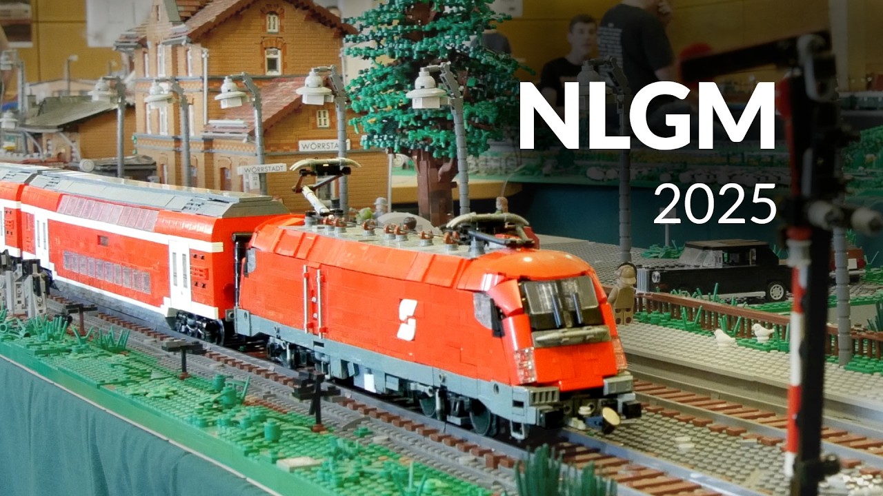 Amazing custom LEGO® trains at the 2025 NLGM