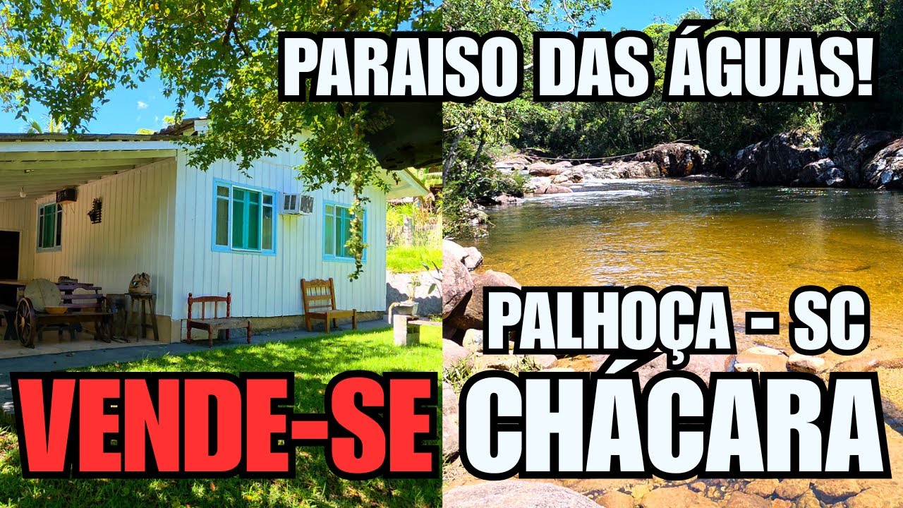 [INDISPONIVEL]  CHÁCARA EM PALHOÇA - SC | 2.2 HECTARES | NASCENTE | AÇUDE | CACHOEIRA