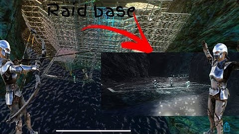 ARK Mobile - Fresh Start Build base and raiding unterwatercave