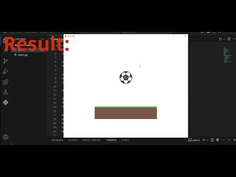 Python Bouncing Ball Physics - Coding Timelapse