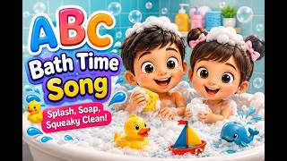 ABC Bath Time Song 🛁 | Learn ABCs While Taking a Bath | Kids Learning Song | Noor & Ninni