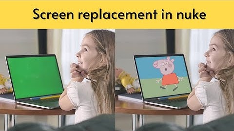 NUKE COMPOSITING :- EASY WAY TO SCREEN REPLACMENT // REMOVE GREEN SCREEN // USING KEYLIGHT NODE