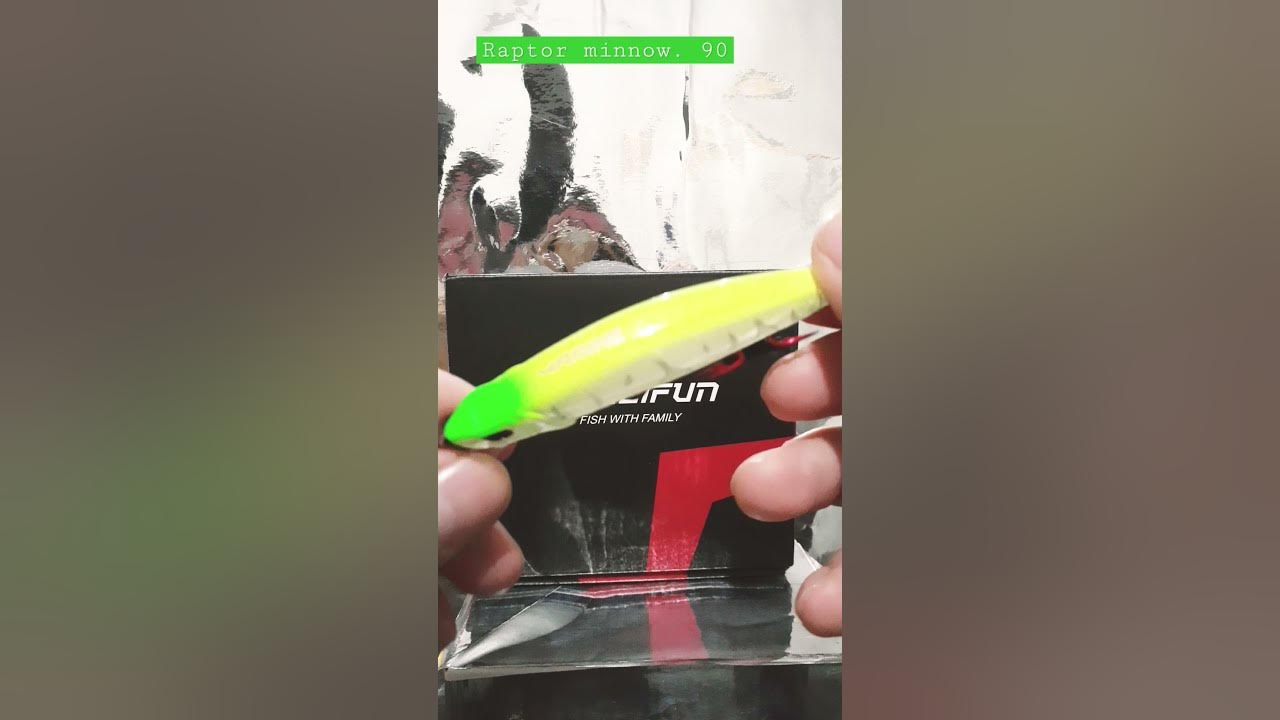 Iscas Artificial Raptor Minnow Marine Sport Cor 32 Youtube