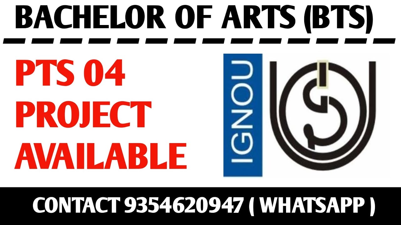 PTS 04 Ignou Project / Ignou BTS Project submission / PTS 04 Project Work