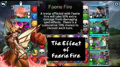 Gems of War Tiny Tutorial: The Effect of Faerie Fire