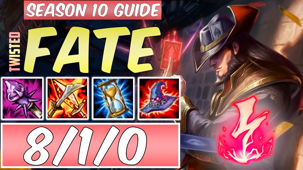 Produktion Punktlighed Forbyde HOW TO PLAY TWISTED FATE SEASON 10 | BEST Build & Runes | Season 10 TF  guide | League of Legends - YouTube