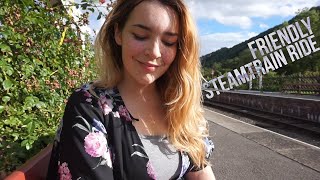 ASMR Friendly Steam train ride! Hand movements, train and nature sounds, soft spoken screenshot 1