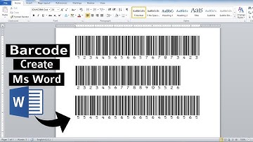 How Create your Own Barcode in Microsoft Office Word || Ms Word Tutorial || word tips and trick ||