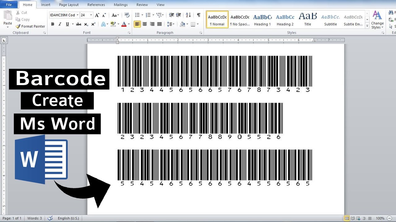 how-create-your-own-barcode-in-microsoft-office-word-ms-word