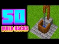 50 SZYBKICH BUILD HACKÓW w MINECRAFT!