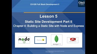 CS 628 Module 05 - Static Website Part II