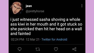 if attack on titan characters had twitter pt 3