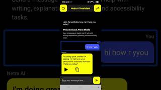 Netra+ Launch New Incredible Talking AI Assistant For Blind Very Useful Clean UI Powerful Assistant💯 screenshot 4