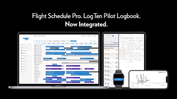 Flight Schedule Pro and LogTen Pilot Log have joined forces!