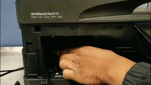 HP 8710 Printhead Replacement