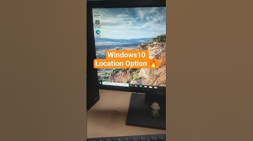 Windows10 Location Option🔥|  Day-0272 | Windows Tips #window #techreels #reel #short #windows10