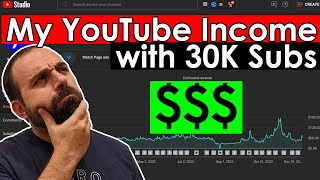 How Much Money I Made On YouTube All Year with 30K Subs