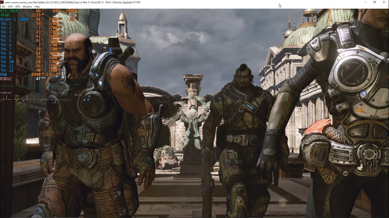 Raam's Shadow DLC Gears of War 3 Xenia Canary January 22 2021 xenia