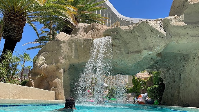 Mandalay Bay Delano pool beach lazy River cabana tour! 