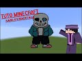 Tuto minecraft pixel art  sans undertale