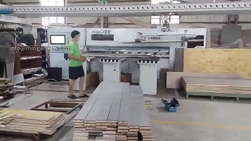 Mingan CNC panel Beam Saw: Flexible Mechanical Clamping for Improved Efficiency