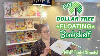 *NEW Tablet Stand* Bookshelf!!! | Dollar Tree DIY | Budget Organization