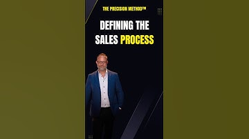 The PRECISION Method™: Defining your sales process.