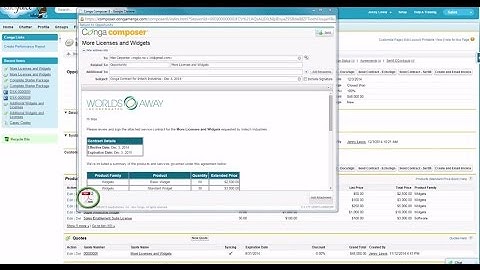 Conga Composer for Contracts
