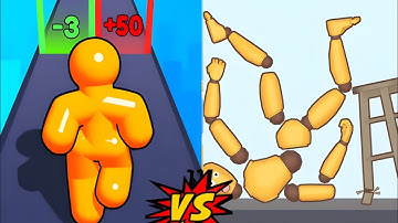 💥Tall Man Run VS RAGDOLL BREAK - Satisfying ASMR Gameplay Showdown on Android & iOS #gaming#ios