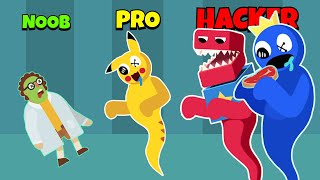 🤢 NOOB 😎 PRO 😈 HACKER | Rainbow Incoming: Death Puzzle | iOS - Android APK screenshot 5