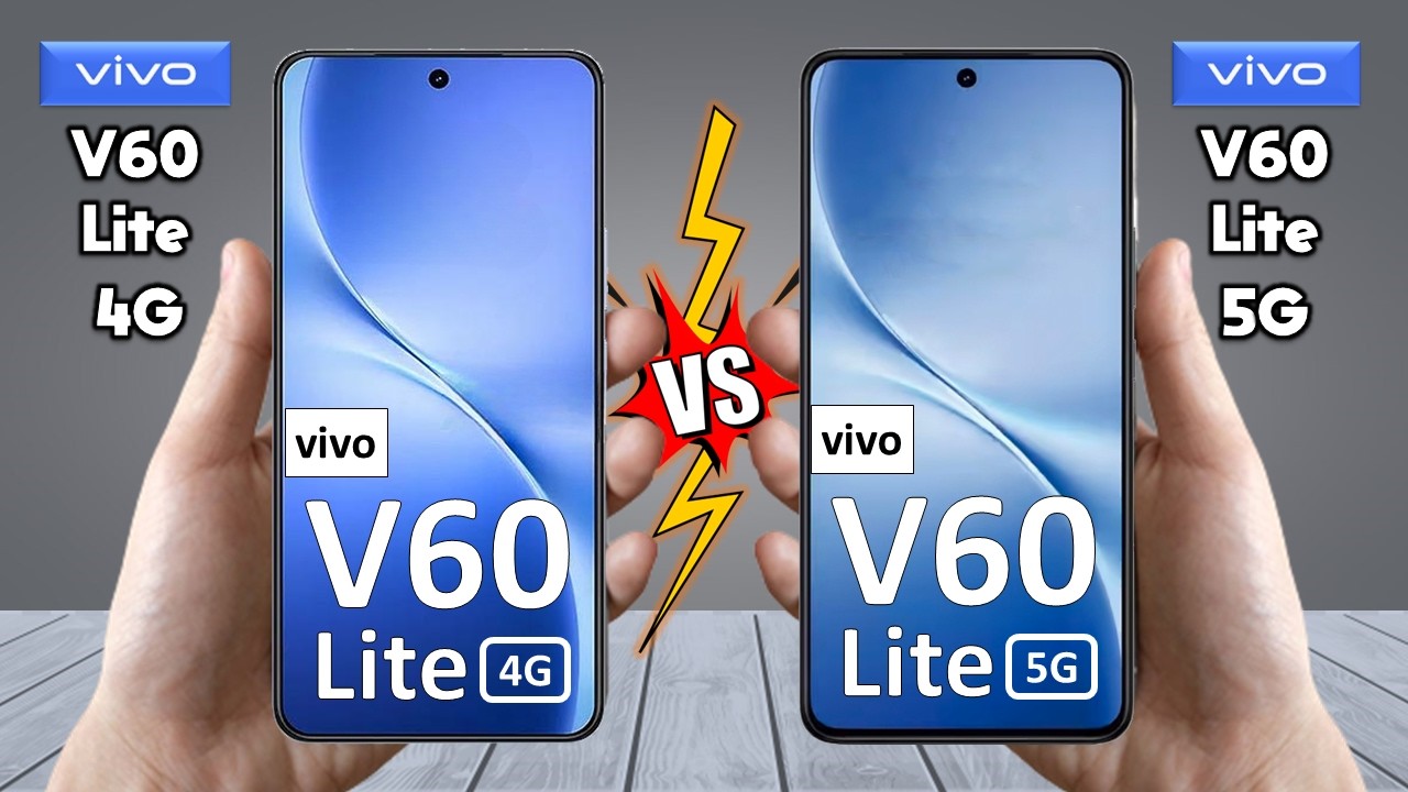 vivo V60 Lite 4G против vivo V60 Lite 5G — полное сравнение 🔥 Techvs