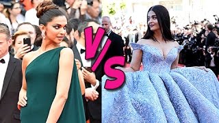 Aishwarya Rai VS Deepika Padukone | Fashion War | 2017 Cannnes Film Festival